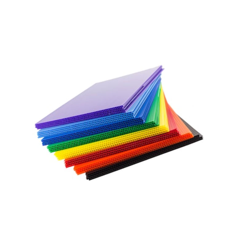 Polypropylene PP corrugated plastic profile sheets corflute coroplast board twin wall plastic sheets poly flute core