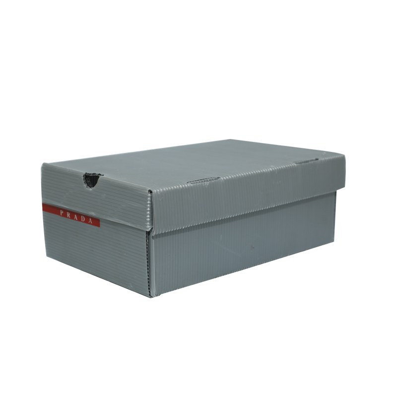 Corrugated plastic shoe boxes containers custom size color design for packaging or circulation